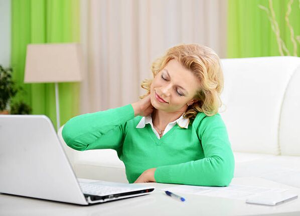 síntomas de osteocondrosis cervical en mujeres